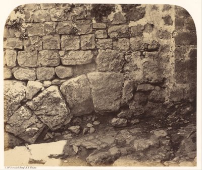 Portion of an Old Arch at the S.W. End of the Bazaars by Sgt. James M. McDonald